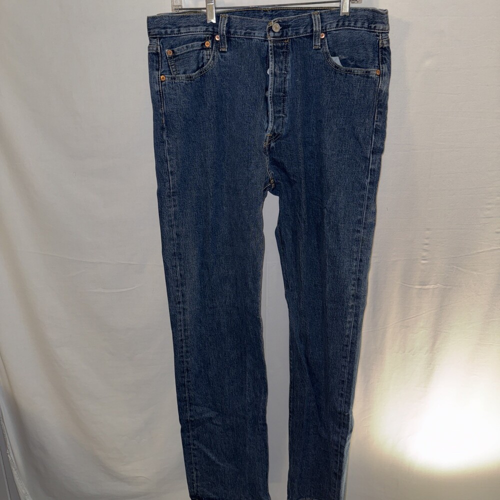 Levis 501 XX Jeans 36x34 Mens Blue Denim Button Fly Relaxed Fit Straight